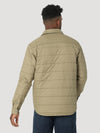 Wrangler Mens Riggs Tought Layers Insulated Shirt Jacket - Bark
