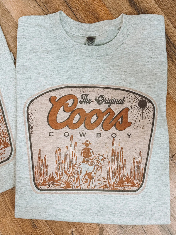 Coors Sunset Cowboy tee