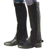 Ribbed Suede Half Chap Child Ovation - Black