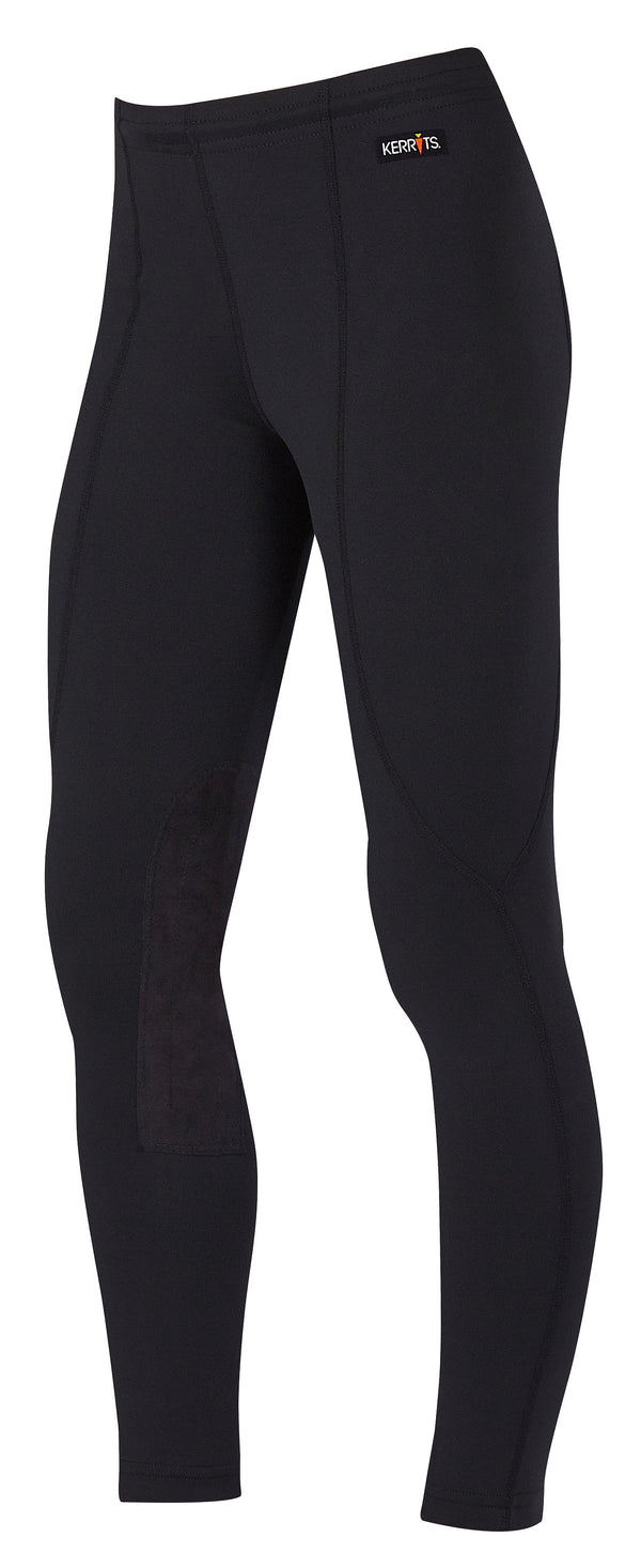 Kids Performance Knee Patch Tight - Black