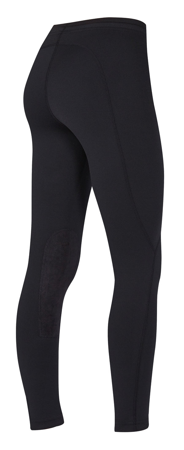 Kids Performance Knee Patch Tight - Black