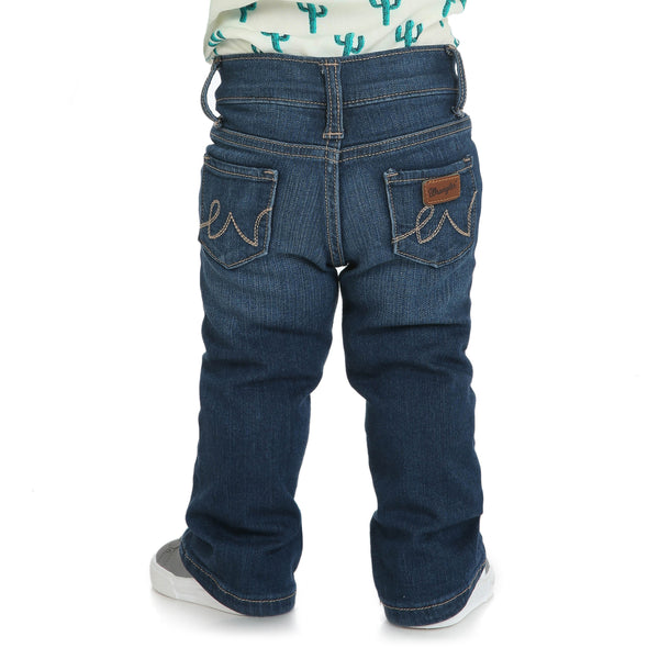 Wrangler Baby Adjustable Waist Western Jean -Denim