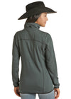 Panhandle Heather Knit Quater Zip - Teal