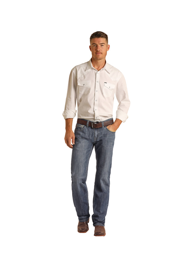 Rock & Roll Straight Raised Denim Pocket