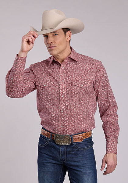Roper Red Floral Print
