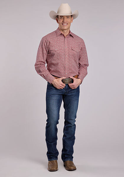 Roper Red Floral Print
