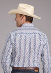 Roper Men Paisley Trellis Print