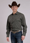 Roper Men's Olive Floral Print
