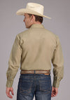 Roper Men Solid Broadcloth