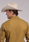 Roper Men Solid Broadcloth