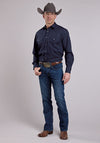 Roper Men Solid Broadcloth