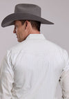 Roper Stripe Western Snap Shirt - Broken horn