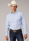 Roper Men's Light Blue Tone on Tone