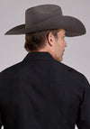 Roper Men's Black Horse & Flower Tone On Tone