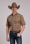 Roper Men Short Sleeve Plaid
