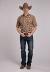 Roper Men Short Sleeve Plaid