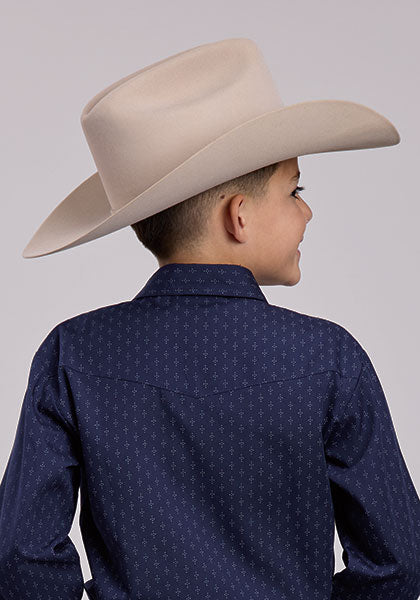 Roper Boy's Diamond Dots Print