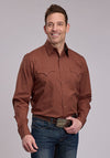 Roper Men's Solid Poplin Snap Shirt