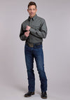 Roper Men's Solid Poplin Snap Shirt
