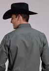 Roper Men's Solid Poplin Snap Shirt