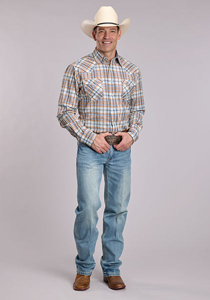 Roper Men's Snap Plaid