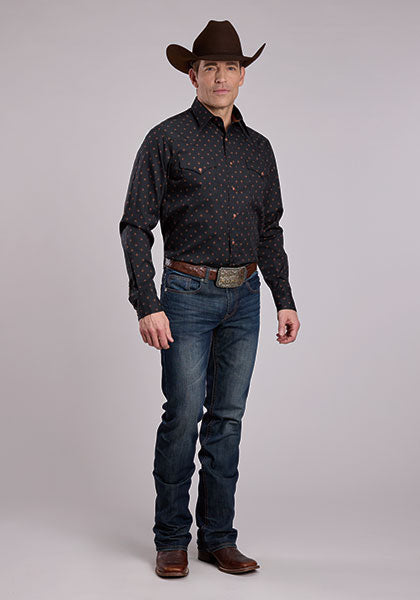 Roper Aztec Foulard Print