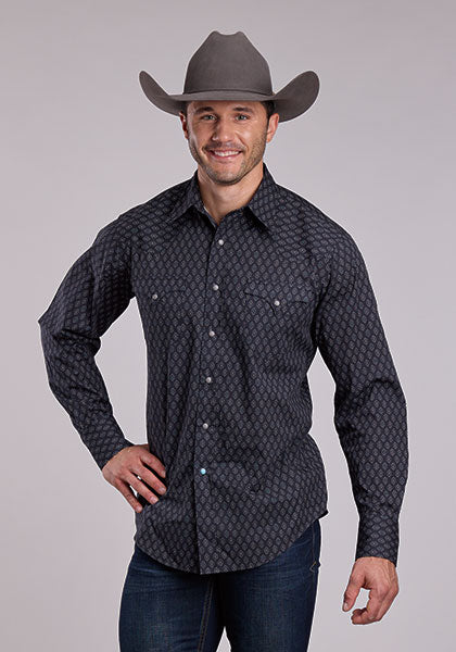 Roper Gy & Tq Aztec Print