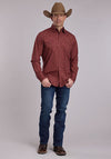 Roper Stellar Paisley Print Snap Shirt - Broken horn