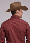Roper Stellar Paisley Print Snap Shirt - Broken horn