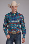 Roper Men's Horizontal Navajo Aztec Print