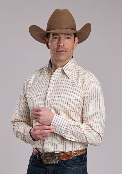 Roper Vertical Striped Long Sleeve Shirt