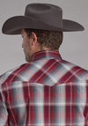 Roper Men Wine and Smoke Plaid