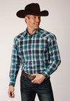 Roper Men Blueberry Plaid