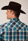 Roper Men Blueberry Plaid