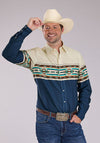 Roper Men Vintage Aztec Border