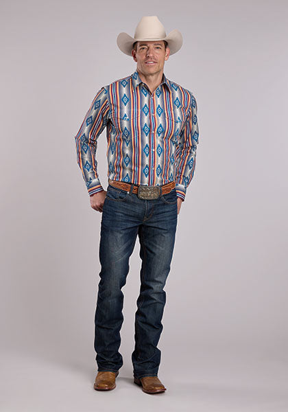 Roper Men's Ombre Stripe