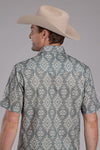 Roper Men Horizontal Scribble Aztec Print