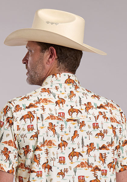 Roper Men Vintage Scenic Print