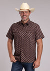 Roper Men Western Argyle Print