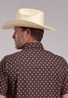 Roper Men Western Argyle Print
