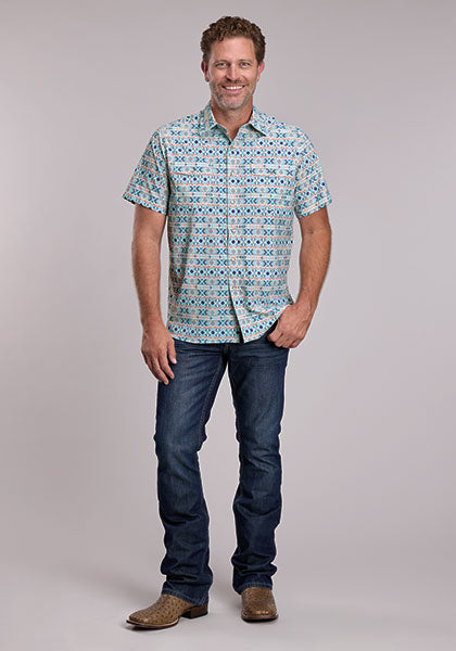 Roper Men Horizontal Aztec Print