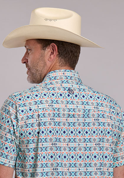 Roper Men Horizontal Aztec Print