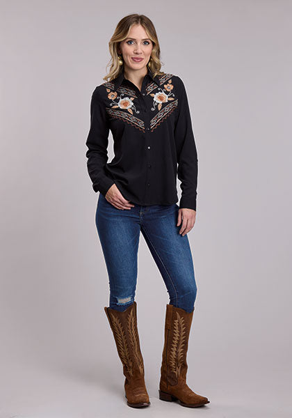 Roper Women's Western Shirt - Broken horn
