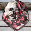 Pink & Brown Paisley Wild Rag