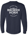 Broken Horn Logo Long Sleeve Tee - Circle Logo