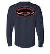 Broken Horn Logo Long Sleeve Tee - Navy