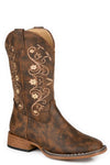 Roper Square Toe Kids Boot - Bailey