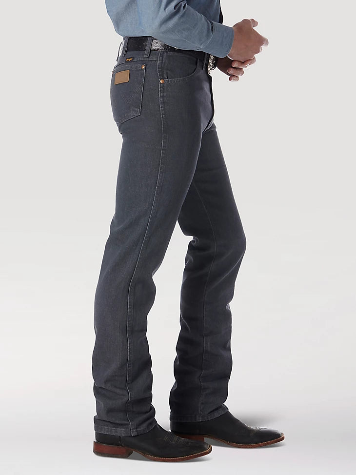 Wrangler Mens Cowboy Cut Jean Slim Fit - Charcoal Grey