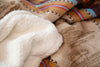 Cactus Stripe Plush Sherpa Throw