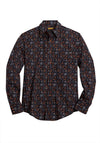 Tin Haul Aztec Print Snap Shirt - Broken horn